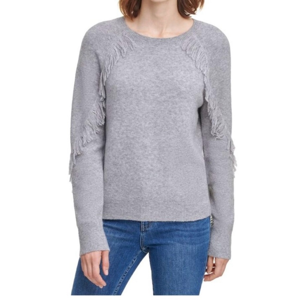 Calvin Klein Fringe Sweater S
